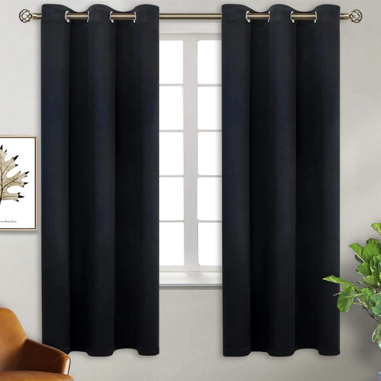 Blackout Curtain -2 pieces set — product image 1