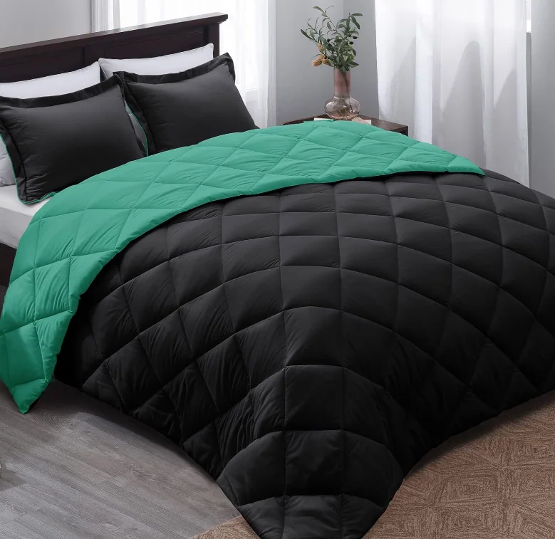 Reversible Comforter Set - Microfiber Bed Comforter Set for All Seasons, — product image 1