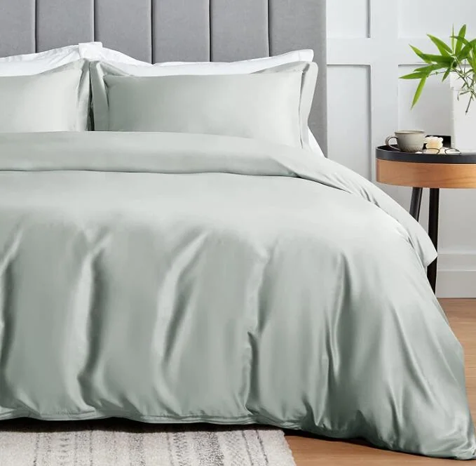 3-pcs bamboo duvet cover set - 100% Viscose derived from Bamboo, Organically Grown, Buttery Soft, Cooling Duvet Covers — product image 7
